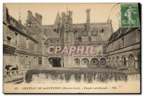 Ansichtskarte AK Chateau De Maintenon Facade Meridionale