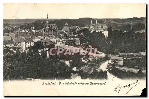 Cartes postales Rocherfort Vue Generale Prise Du Beauregard