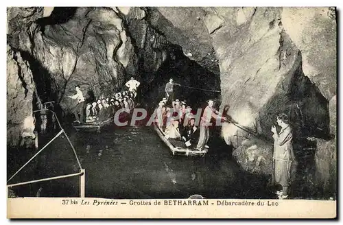 Ansichtskarte AK Les Pyrenees Grottes De Betharram Debarcadere du Lac