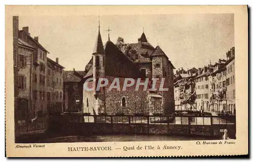 Cartes postales Haute Savoie Quai De I&#39lle a Annecy