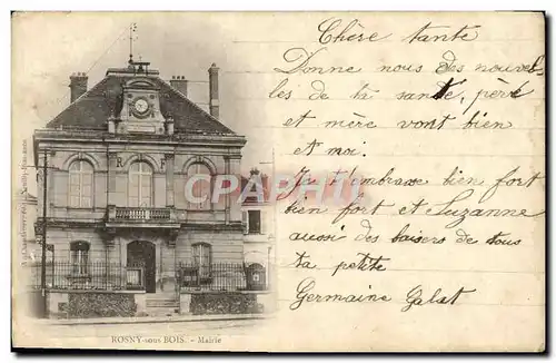 Cartes postales Rosny Sous Bois Mairie