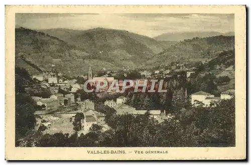 Cartes postales Vals Les Bains Vue Generale