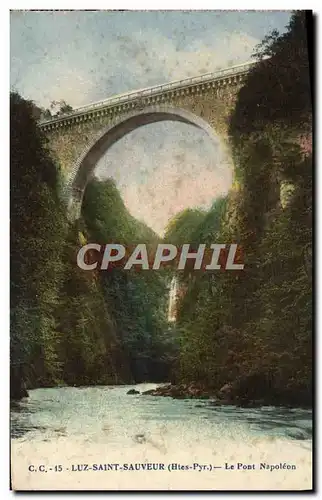 Cartes postales Luz Saint Sauveur Le Pont Napoleon