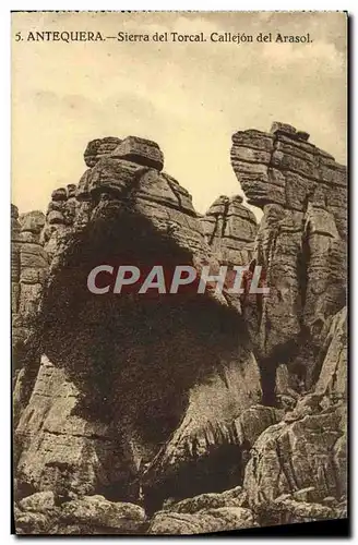 Cartes postales Antequera Sierra Del Torcal Callejon Del Arasol