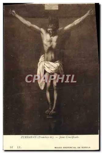 Ansichtskarte AK Zurbaran Jesus Crucificado Museo Provincial De Sevilla