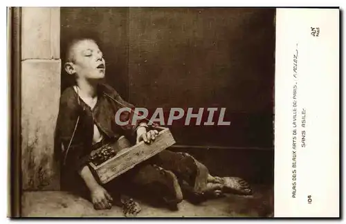 Cartes postales Palais Des Beaux Arts De La Ville De Paris Pelez Sans Asile Enfant aveugle
