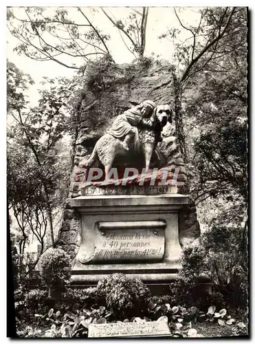 Cartes postales moderne Le Cimetiere Des Chiens Asnieres Le Monument De Barry