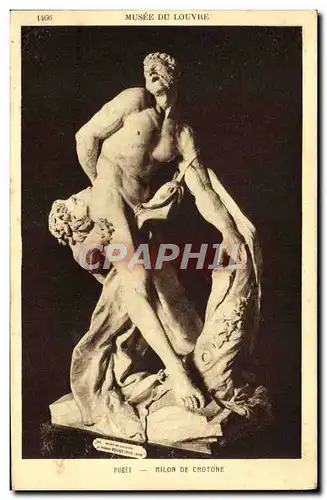 Cartes postales Musee Du Louvre Puget Milon De Crotone