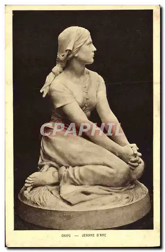 Cartes postales Chapu Jeanne d&#39Arc