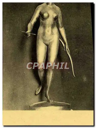 Cartes postales Houdon Diane Paris Musee Du Louvre Chasse Arc