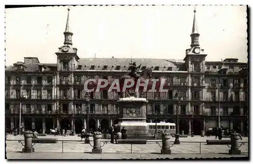 Cartes postales moderne Madrid Plaza Mayor Monumento A Felipe III