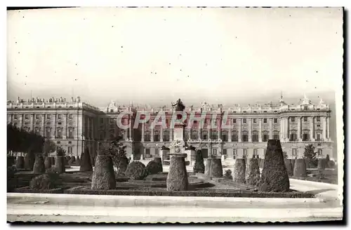 Cartes postales moderne Madrid Palacio Nationaly Y Jardins De la Plaza De Oriente