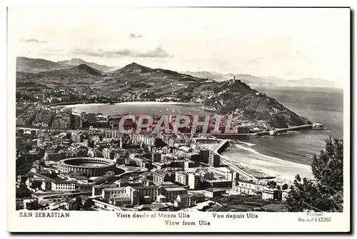 Cartes postales moderne San Sebastian Vista Desde El Monte Ulia Vue Depuis Ulia