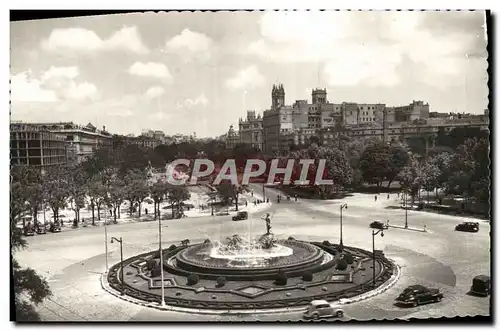 Moderne Karte Madrid Panorama De La Plaza De Neptuno y paseo del Prado