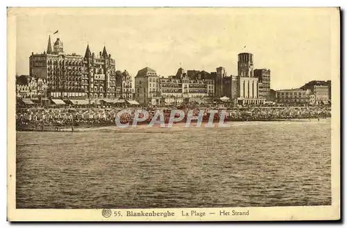 Cartes postales Blankenberghe La Plage