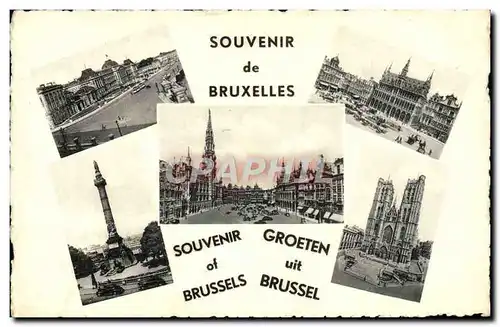 Ansichtskarte AK Souvenir De Bruxelles