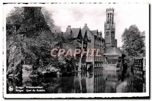 Cartes postales Bruges Quai Du Rosaire