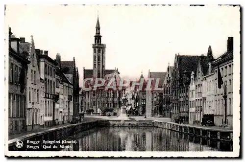 Cartes postales Bruges Quai Du Miroir