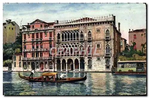 Cartes postales Venezia Maison d'or