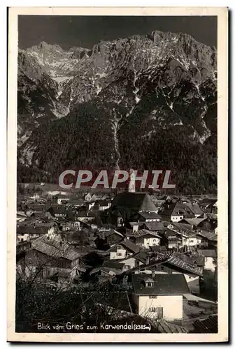 Cartes postales Blick Vom Gries Zum Karwendel