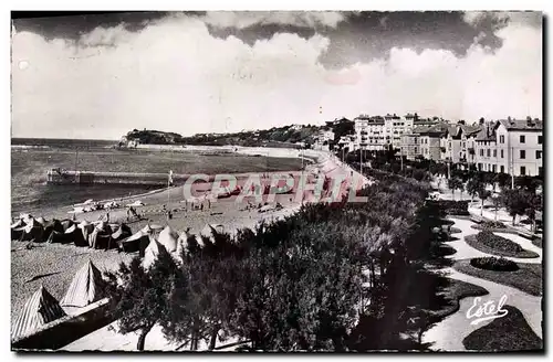 Cartes postales moderne Saint Jean De Luz La Plage Le Boulevard Thiers Et Le Pointe Ste Barbe