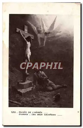 Cartes postales Musee De L&#39Armee Dusois Les Deux Sacrifices Anges