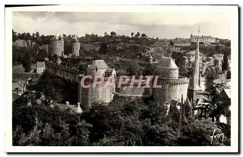 Cartes postales moderne Fougeres Vue Generale Du Chateau Prise Des Rochers De St Sulpice