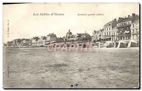 Cartes postales Les Sables D'Olonne Remblai