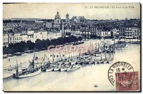 Cartes postales La Rochelle Le Port Et La Ville Bateaux