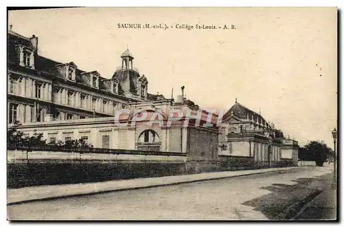 Cartes postales Saumur College St Louis