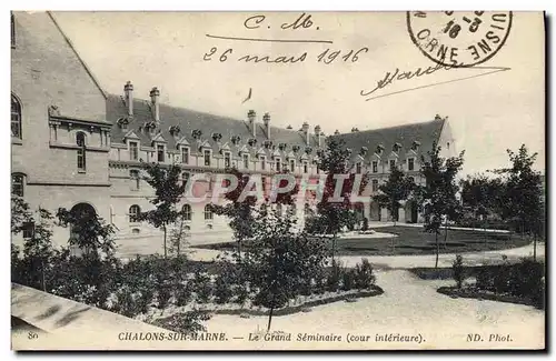 Cartes postales Chalons Sur Marne Le Grand Seminaire Cout interieure