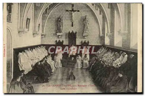 Cartes postales La Grande Trappe Pres Mortagne Salle Capitulaire
