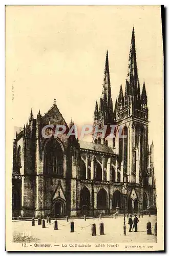 Cartes postales Quimper La Cathedrale