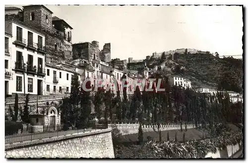 Cartes postales moderne Malaga Jardines De Gibralfaro Puerta Oscura