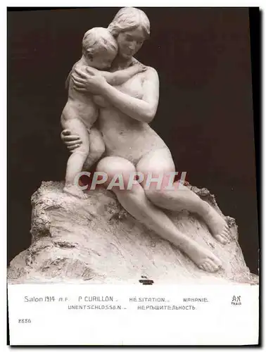 Cartes postales Salon P Curillon Hesitation Wahanie