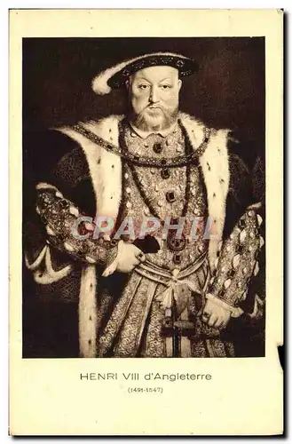 Ansichtskarte AK Henri VIII d&#39Angleterre 1491 1547