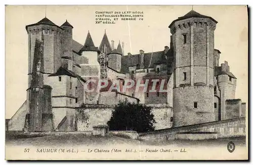 Cartes postales Saumur Le Chateau