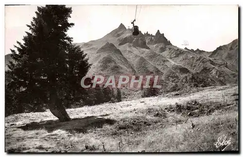 Cartes postales moderne Le Puy De Sancy pres le Mont Dore Une cabine de teleferique en route vers le sommet