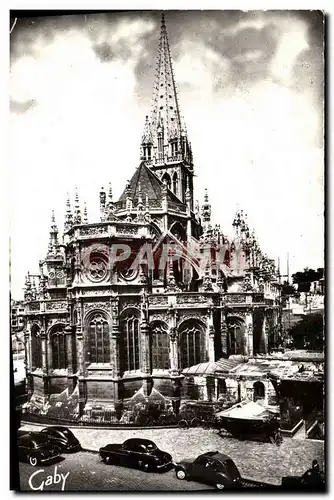 Moderne Karte Caen Cathedrale Saint Pierre