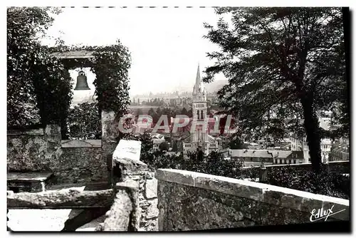 Moderne Karte Lourdes Vue prise du Chateau Fort