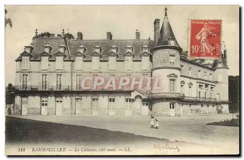 Cartes postales Rambouillet Le Chateau Cote Ouest