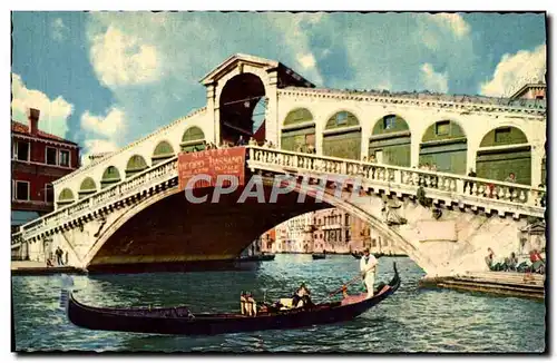 Moderne Karte Venezia Ponte di Rialto