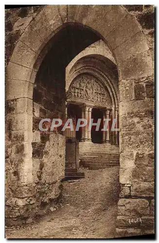 Ansichtskarte AK Carennac Porte Fortifiee et Entree de L&#39Eglise