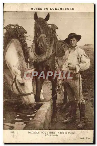 Cartes postales Dagnan Bouveret L&#39Abreuvoir Chevhal