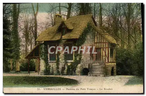 Cartes postales Versailles Hameau du Petit Trianon Le boudoir