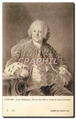 Ansichtskarte AK Vanloo Louis Phelypeaux Due de Lavrilliere Comte de Saint Florentin Musee de Versailles