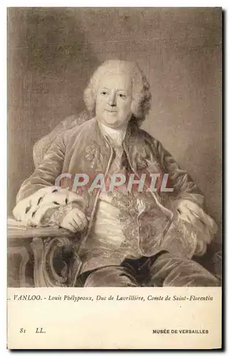 Cartes postales Vanloo Louis Phelypeaux Due de Lavrilliere Comte de Saint Florentin Musee de Versailles