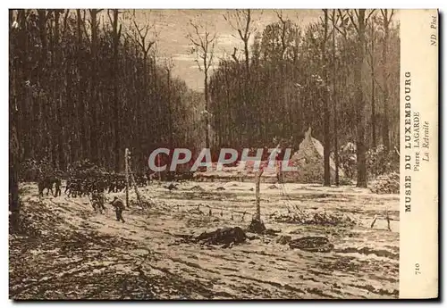 Cartes postales Musee du Luxembourg Pierre Lagarde La retraite