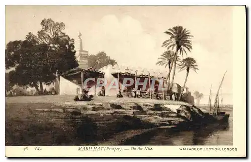 Cartes postales Marilhat Prosper On the Nile Egypte Wallace Collection London