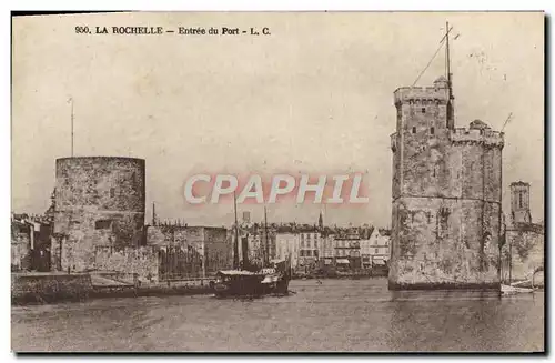 Cartes postales La Rochelle Entree du Port